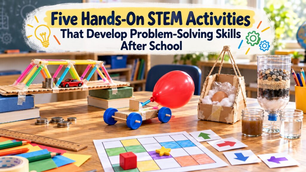 Five Hands-On STEM Activities That Develop Problem-Solving Skills After School