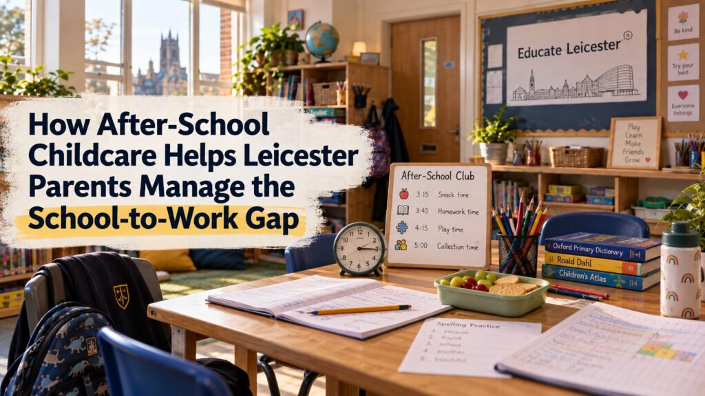 How After-School Childcare Helps Leicester Parents Manage the School-to-Work Gap